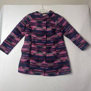Anthropologie Tabitha Leona‎ Wrap Coat Women's Medium Aztec Equestrian Western